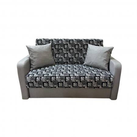 Canapele - Canapea SAMY extensibila, 2 locuri, cu lada de depozitare, stofa albastru, 152x100x92