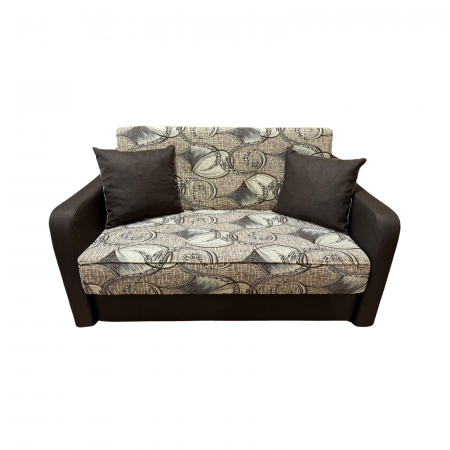 Canapele - Canapea SAMY extensibila, 2 locuri, cu lada de depozitare, stofa albastru, 152x100x92