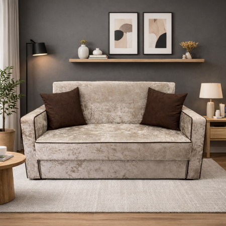 Canapele - Canapea SAMY NEXT extensibila 2 locuri cu lada de depozitare