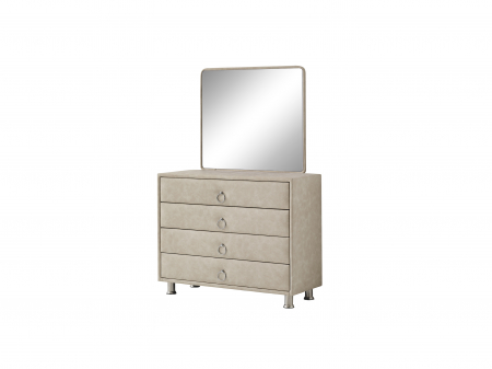 Pat tapitat Roza cadru metalic cu somiera rabatabila si lada depozitare  [12]