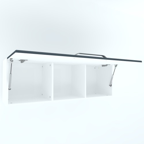 Armonia Suspendat orizontal  cu 1 usa cu maner front MDF Gri [3]