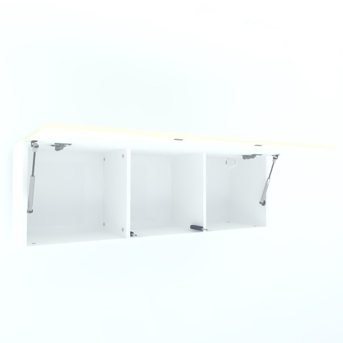 Armonia Suspendat orizontal  cu 1 usa cu sistem "PUSH TO OPEN" front MDF Vanilie [3]