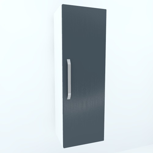 Armonia Suspendat vertical cu 1 usa cu maner front MDF Gri [1]