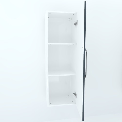 Armonia Suspendat vertical cu 1 usa cu maner front MDF Gri [3]