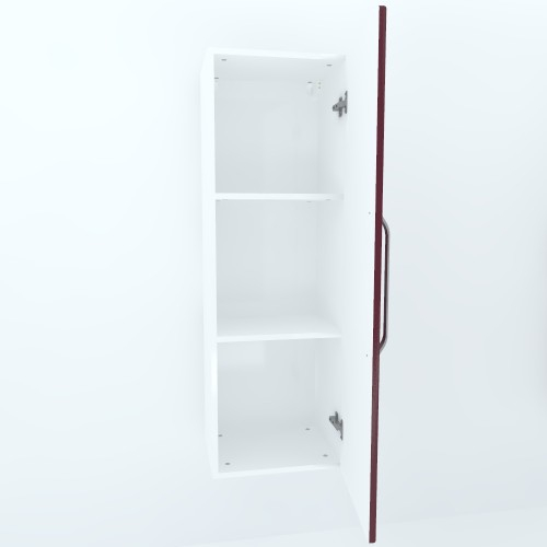 Armonia Suspendat vertical cu 1 usa cu maner front MDF Rosu [3]