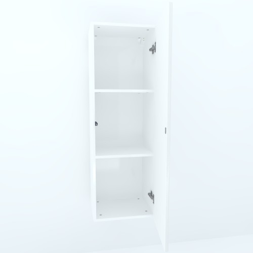 Armonia Suspendat vertical cu 1 usa cu sistem "PUSH TO OPEN" front MDF Alb lucios [3]