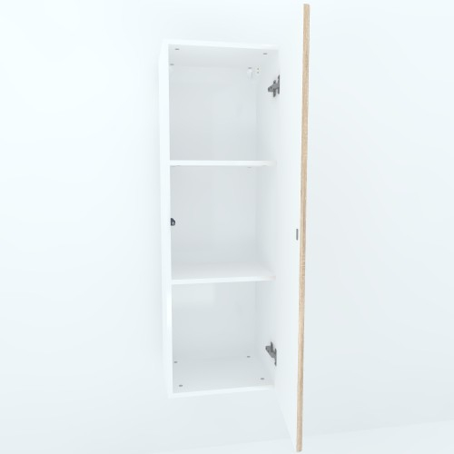 Armonia Suspendat vertical cu 1 usa cu sistem "PUSH TO OPEN" front MDF Sonoma [3]