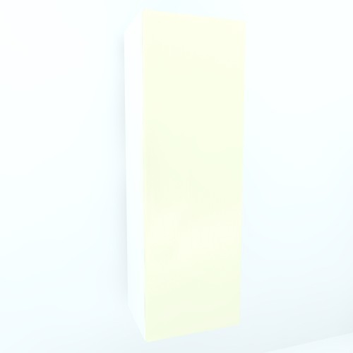 Armonia Suspendat vertical cu 1 usa cu sistem "PUSH TO OPEN" front MDF Vanilie [1]