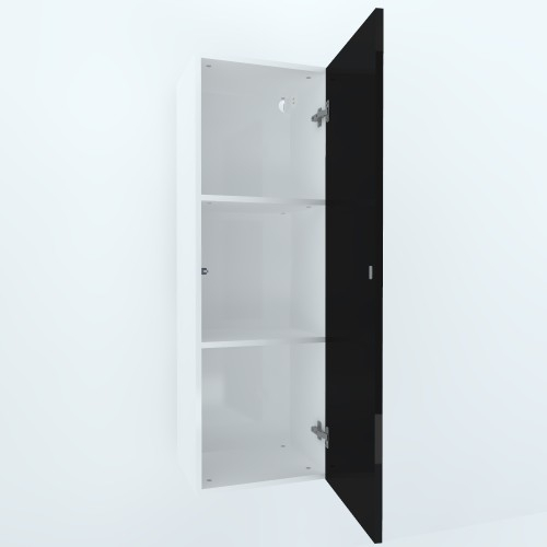 Armonia Suspendat vertical cu 1 usa cu sistem "PUSH TO OPEN" front PAL Negru [3]