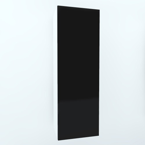 Armonia Suspendat vertical cu 1 usa cu sistem "PUSH TO OPEN" front PAL Negru [1]