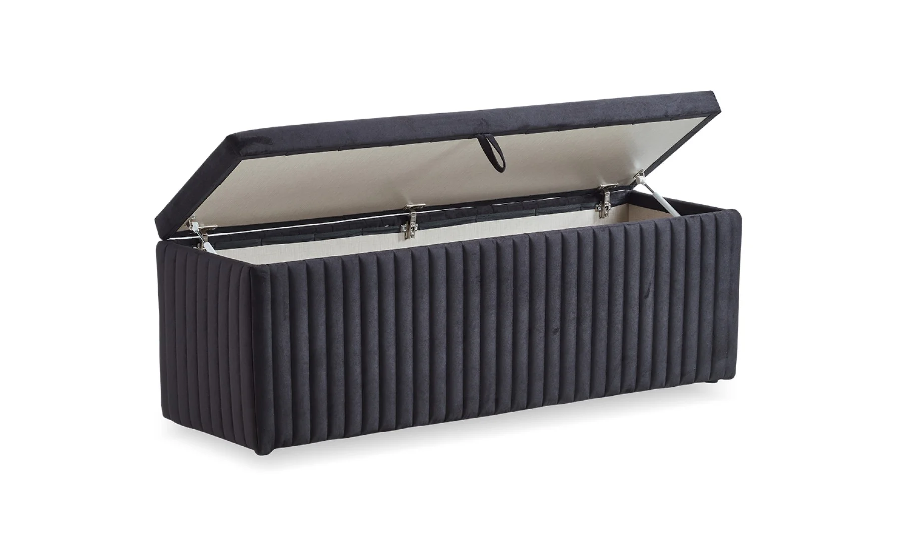 Banca Calipso Negru cu Lada de Depozitare [2]