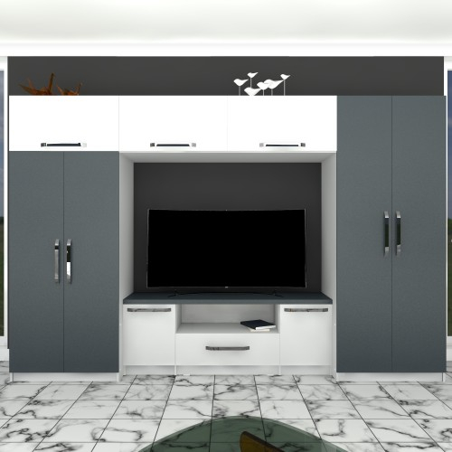 Biblioteca Estrella alba / gri [7]