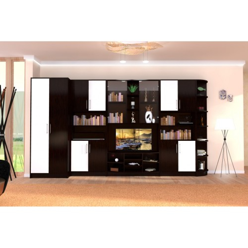 Biblioteca Iris Wenge/Vanilie varianta dreapta [1]