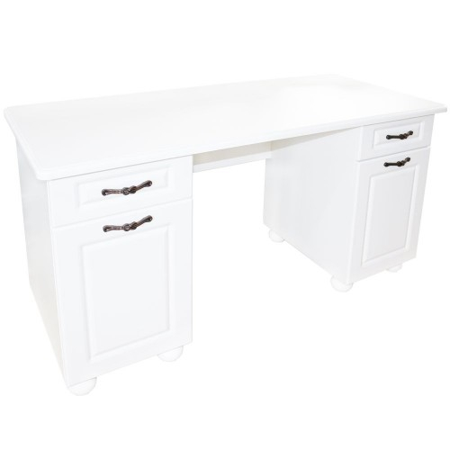 Birou Dynasty MDF Alb, 150 x 65 x 80 cm [3]