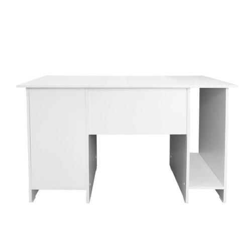 Birou Nero cu 1 usa si 1 sertar, Alb, 120 x 74 x 60 cm [3]