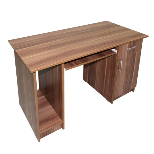 Birou Nero cu 1 usa si 1 sertar, Prun, 120 x 74 x 60 cm [1]