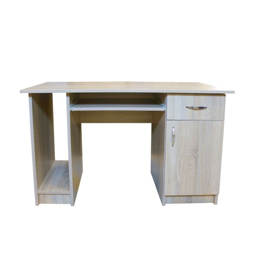 Birou Nero cu 1 usa si 1 sertar, Sonoma, 120 x 74 x 60 cm [4]