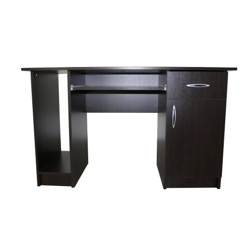 Birou Nero cu 1 usa si 1 sertar, Wenge, 120 x 74 x 60 cm [6]