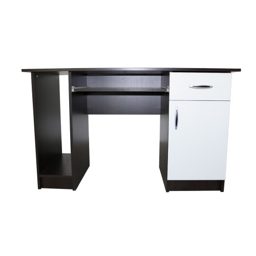 Birou Nero cu 1 usa si 1 sertar, Wenge/Fildes, 120 x 74 x 60 cm [6]