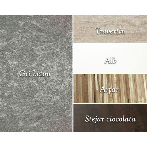 Blat atermic culoare Beton 60 cm [2]