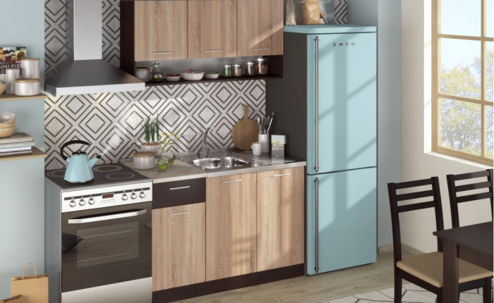 Bucatarie Carlos Sonoma&Wenge 1.2m [1]