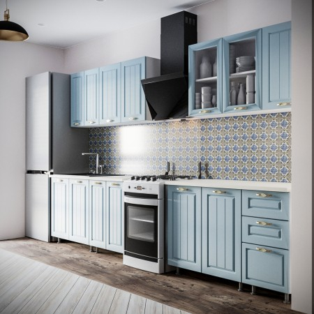 Bucatarie Prato MDF 2.6m Bleu [1]