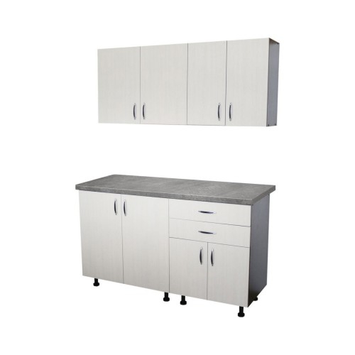 Bucatarie Sofia 1.4 metri cu blat imitatie beton [2]