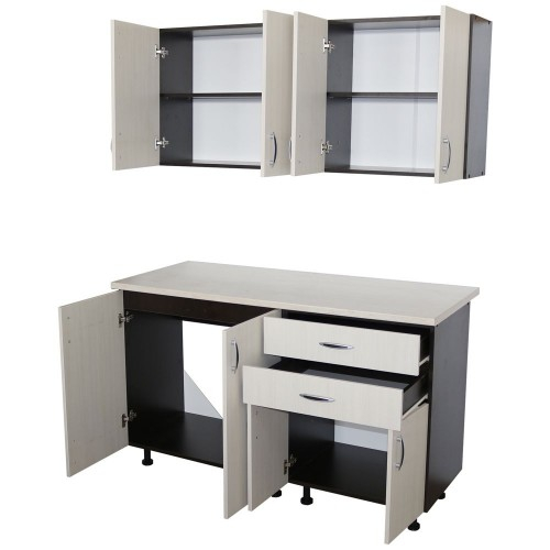 Bucatarie Sofia 1.4 metri cu blat travertin [2]