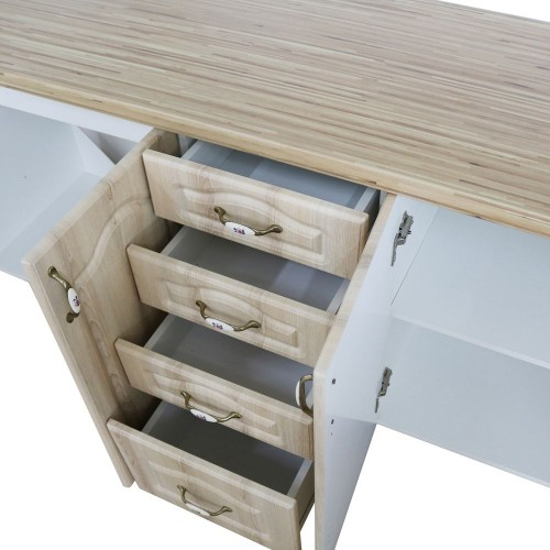 Bucatarie Zebra 2.6m MDF Sonoma - frezare mustata [2]