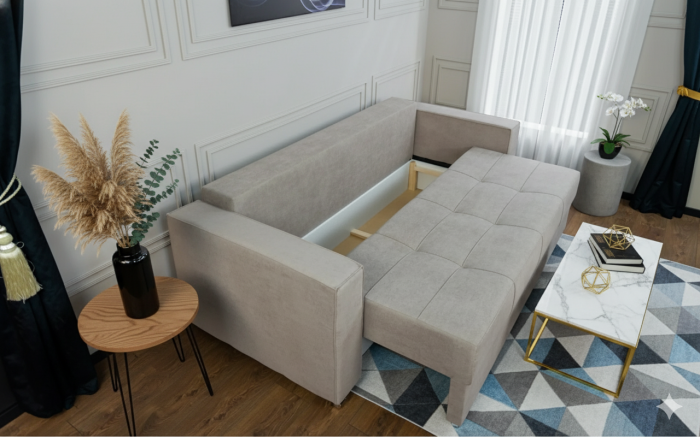 Canapea Extensibilă Claudia Mini Nice Velvet 5 [1]