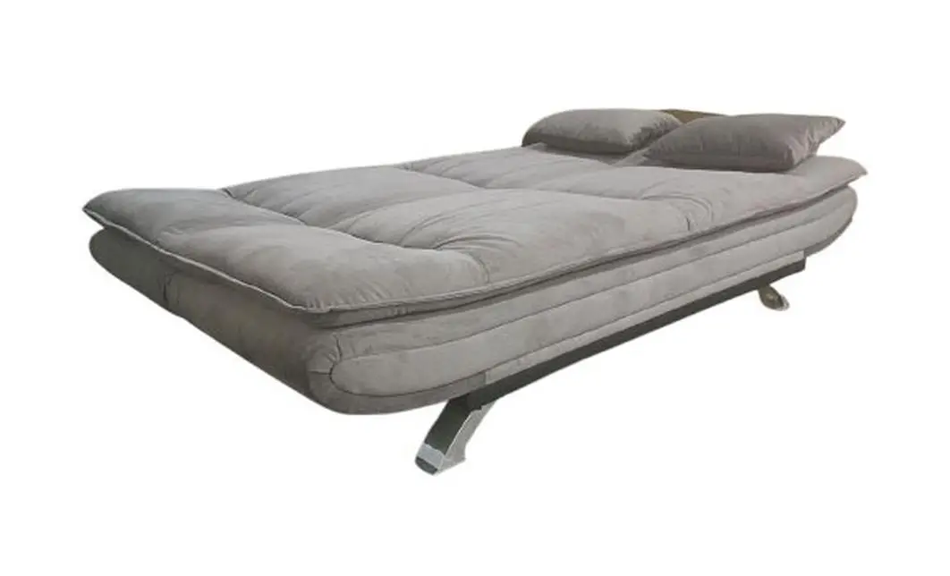 Canapea Extensibila Fara Brate Gri [3]