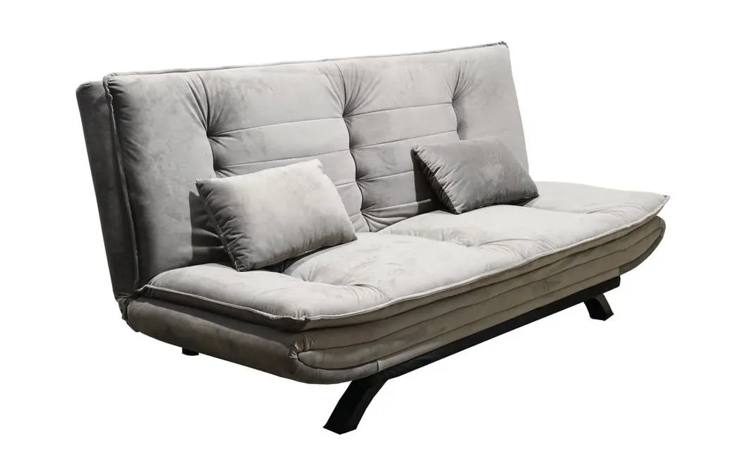 Canapea Extensibila Fara Brate Gri [2]