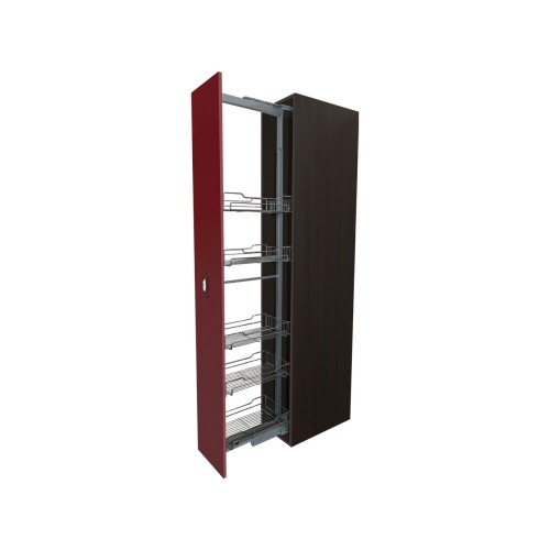 Coloana 30  Zebra Wenge /  MDF Rosu [3]