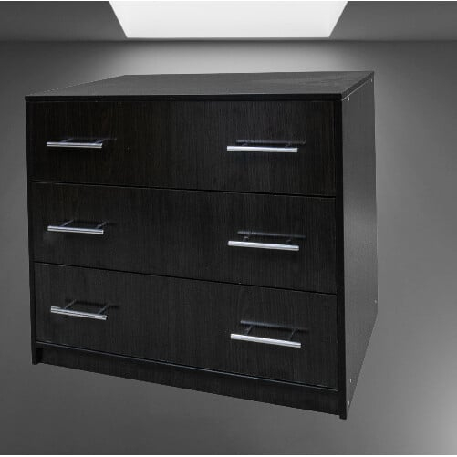 Comoda 3 sertare, Wenge, grosime 1.6 cm, 80x45x70 cm [1]