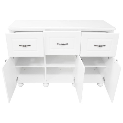 Comoda Dynasty Alb 3 Usi si 3 Sertare [3]