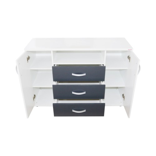 Comoda Laguna Alb/Gri [2]