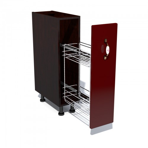 Corp inferior 20 cu 1 usa si cos Jolly Zebra MDF rosu simplu [3]