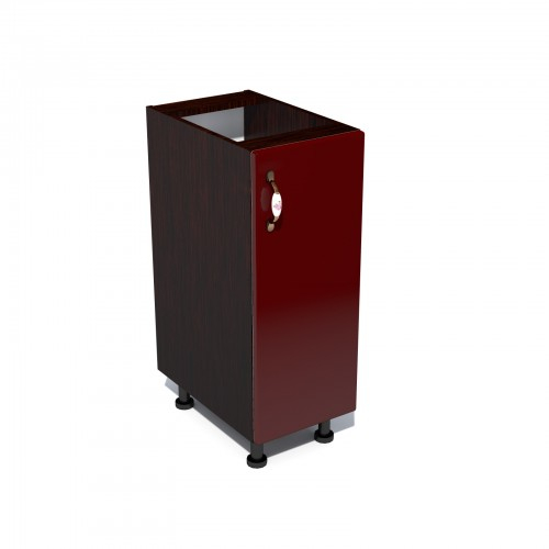 Corp inferior 30 cu 1 usa Zebra MDF rosu simplu [1]