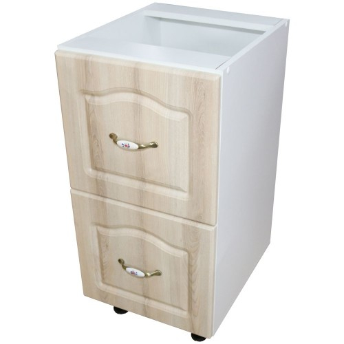 Corp inferior 40 cu 2 sertare metalice pentru greutate Zebra MDF sonoma mustata [1]