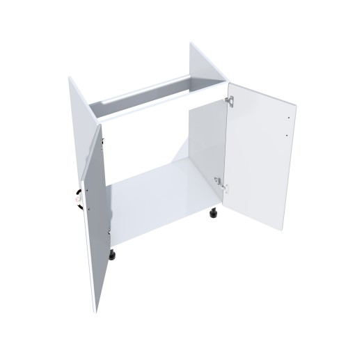 Corp inferior 60 cu 2 usi masca chiuveta Zebra MDF alb drept [2]