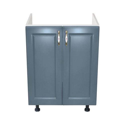 Corp inferior 60 cu 2 usi masca chiuveta Zebra MDF Albastru drept [2]