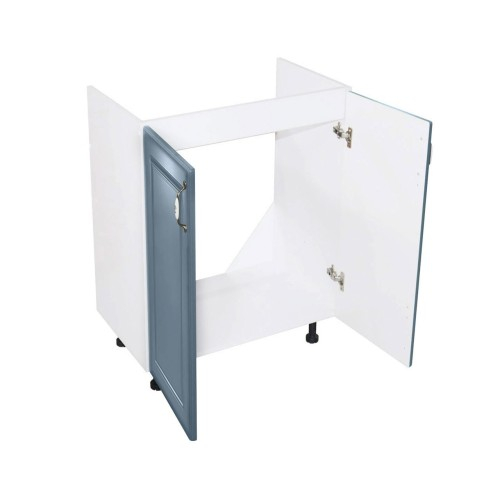 Corp inferior 60 cu 2 usi masca chiuveta Zebra MDF Albastru drept [3]