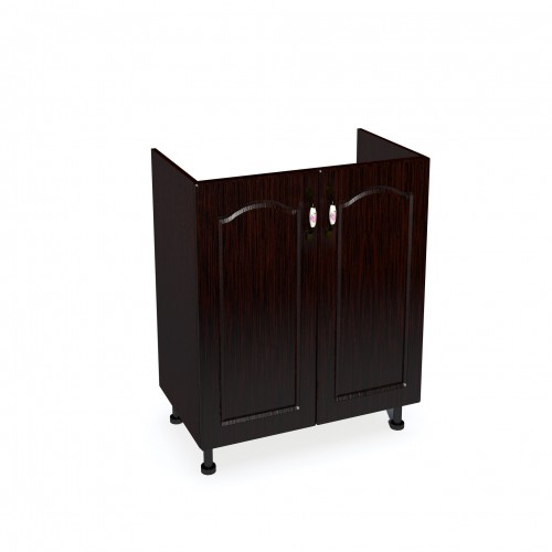 Corp inferior 60 cu 2 usi masca chiuveta Zebra MDF mustata wenge [1]