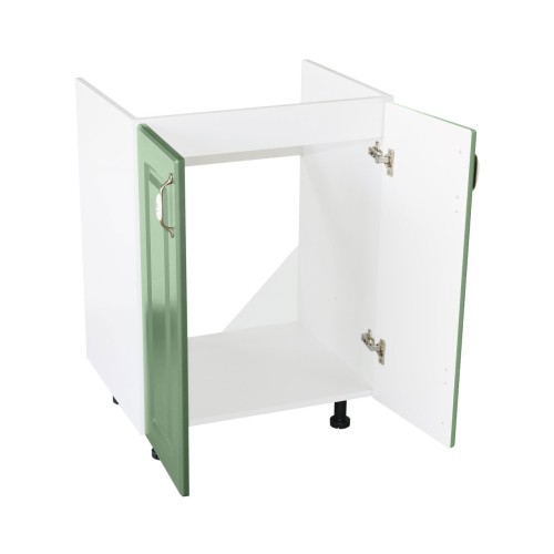 Corp inferior 60 cu 2 usi masca chiuveta Zebra MDF Verde drept [3]