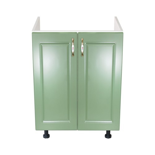 Corp inferior 60 cu 2 usi masca chiuveta Zebra MDF Verde drept [2]