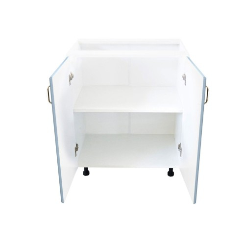 Corp inferior 60 cu 2 usi Zebra MDF Albastru drept [3]