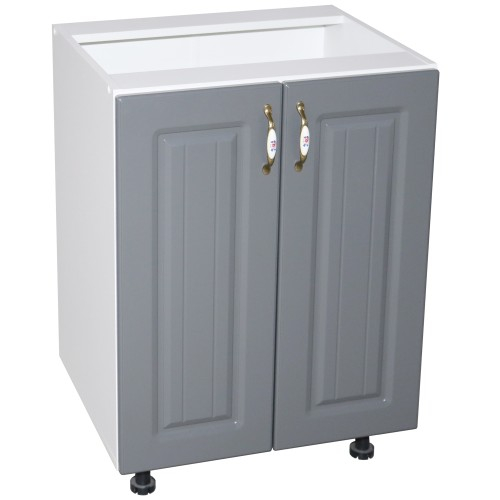 Corp inferior 60 cu 2 usi Zebra MDF gri dungi [1]