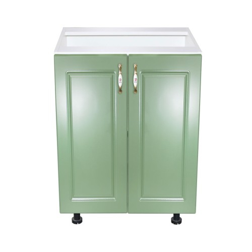 Corp inferior 60 cu 2 usi Zebra MDF Verde drept [2]