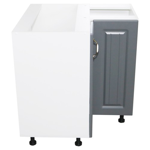 Corp inferior colt cu 2 usi Zebra MDF gri dungi [5]