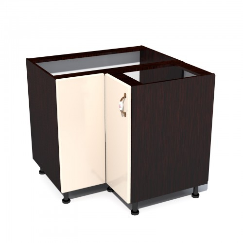 Corp inferior colt cu 2 usi Zebra MDF vanilie simplu [1]